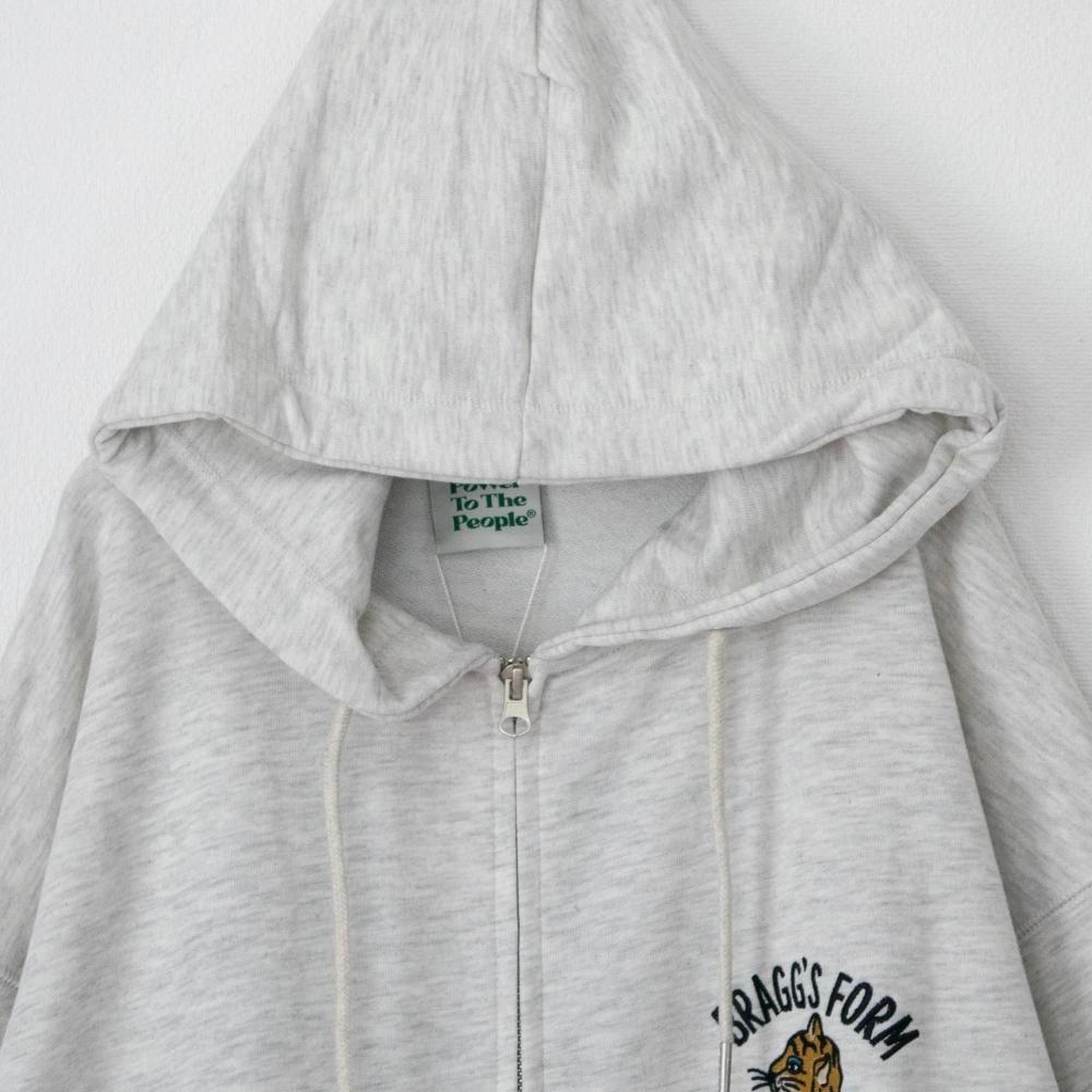 POWER TO THE PEOPLE | TIGER ZIP パーカー - NOISEANDKISSES