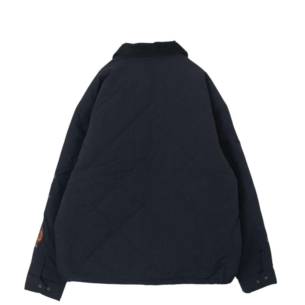 Tigers 刺繍 レア　ブラックキルティングジャケット 虎龍刺繍キルティングジャケット | BLACK - NOISEANDKISSES