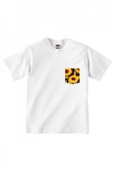 Lovebite Clothing Pocket Tシャツ Sun Flower WHITE［SALE］500円均一