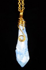 Mini Stone Wire Necklace (Blue White)【セール】