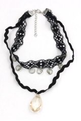 Lace Stone Necklace【セール】