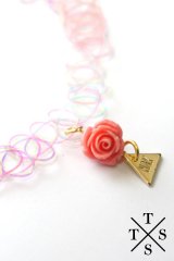 XTS Pink Rose Tattoo Necklace【セール】