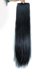 Straight Pony Tail Wig BLACK［SALE］500円均一