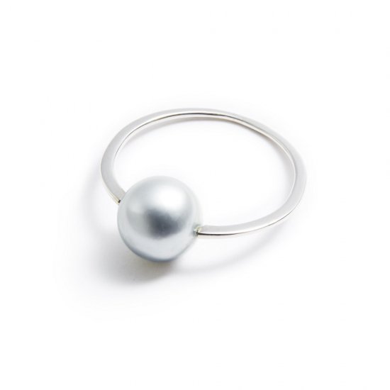 anorexia ring / pearlgrey