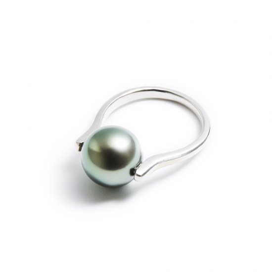 dilemma ring / pearl 【green】