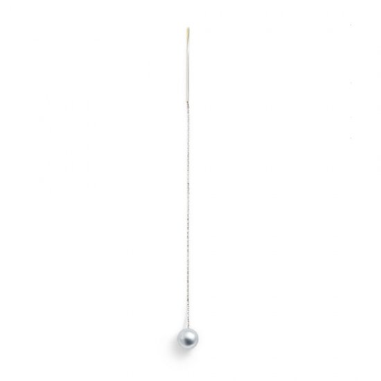 regret pierced earring / pearl 【grey】