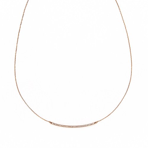 obedient necklace / browndiamond