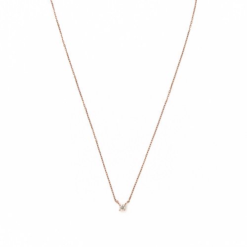 browndiamond necklace / solitaire