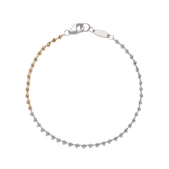 Oeau ／ダイヤモンドカットチェーンブレスレット