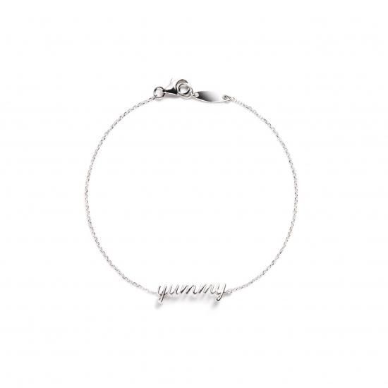 message bracelet / yummy