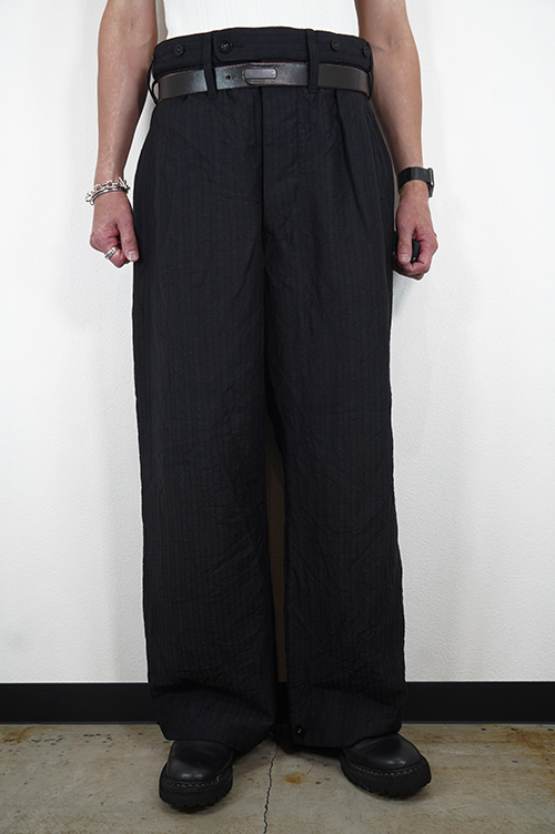 KLASICA wool uncle trousers 2 黒
