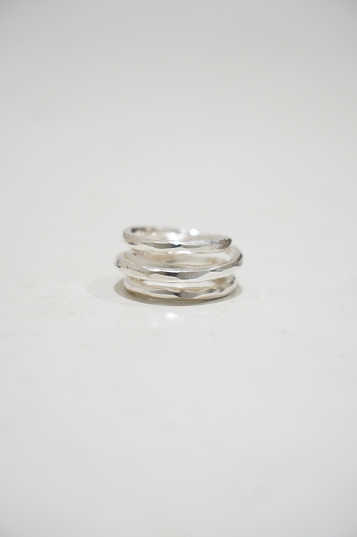 WERKSTATT:MÜNCHEN（ワークスタットミュンヘン） wound ring hammered リング M1723