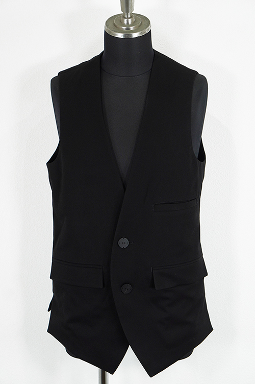DEVOA（デヴォア） VTK-NYGN Vest wool gabardine ベスト ウール