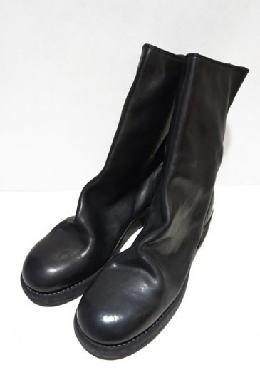 GUIDI 788Z HORSE FULL GRAIN LINED BACK ZIP MID BOOTS