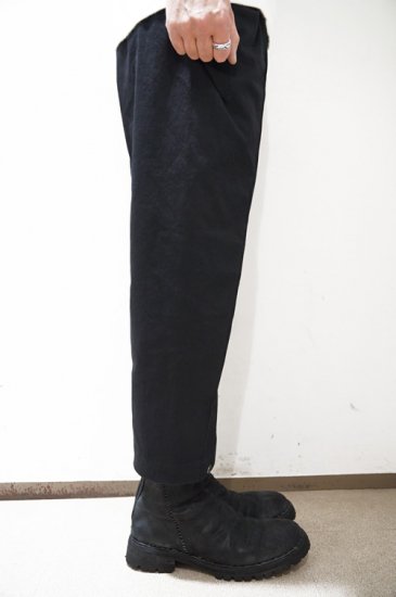 incarnation（インカネーション） COTTON NYLON ELASTARN PANTS WIDE WITH BUTTONS コットンナイロン エラスタンパンツワイドウィズボタン 32274-6530