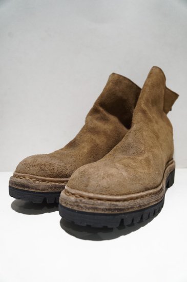 GUIDIグイディ V N BACK ZIP LOW BOOT SOLE RUBBER