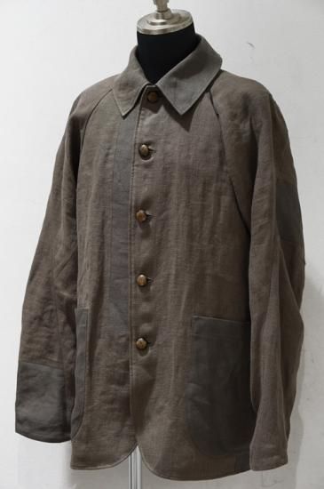 品質保証 DEVOA（デヴォア） JKK-BMFJ Jacket Linen combination リネン ジャケット・アウター