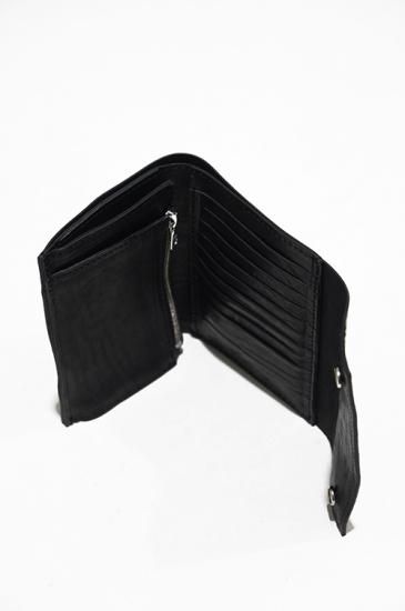 バックラッシュ　イタリアンダブルショルダー　ウォレット BACKLASH（バックラッシュ） イタリアンダブルショルダーシワ加工プル