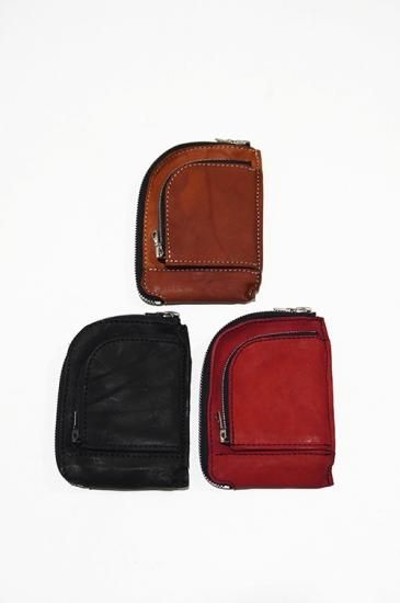 BACKLASHジャパンダブルショルダーレザー製品染めウォレット/バックラッシュ BACKLASHジャパンダブルショルダーレザー製品染めウォレット