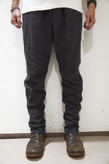 DEVOA（デヴォア） PTA-BSLA Slim pants silk / linen スリムパンツ