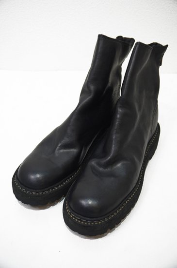 GUIDI（グイディ） 796V_N BACK ZIP LOW BOOT SOLE RUBBER