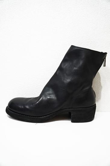 GUIDI（グイディ） 796Z BACK ZIP LOW BOOT THICK SOLE LEATHER