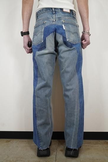 CHANGES（チェンジーズ） REMAKE EXCHANGE DENIM PANTS RUBBING
