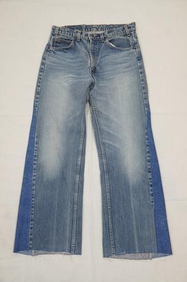 CHANGES（チェンジーズ） REMAKE EXCHANGE DENIM PANTS RUBBING