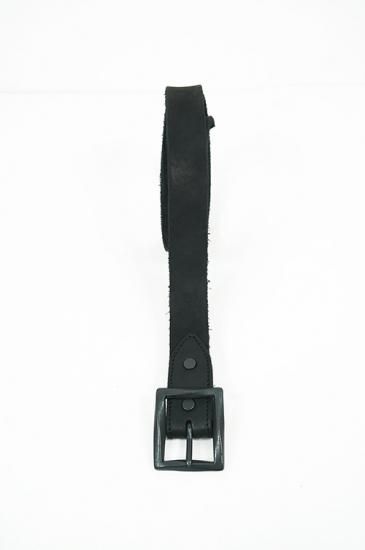 BACKLASHジャパンショルダー製品染めシルバーバックルベルト/バックラッシュ JP SHOULDER GARMENT-DYED BUCKLE BELT【40mm】 - BACKLASH