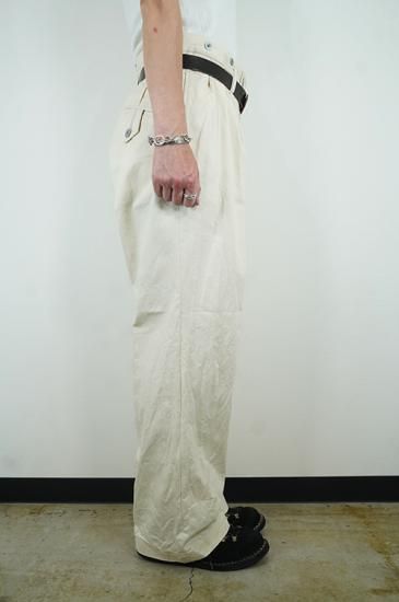 【廃盤】KLASICA ホックパンツ 2 KLASICA（クラシカ） 2 Tuck Wide Straight Trousers GRIOTTE-CC