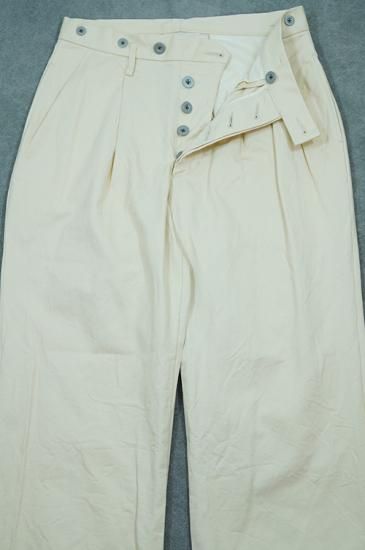 KLASICA（クラシカ） 2 Tuck Wide Straight Trousers GRIOTTE-CC