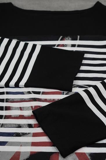 CHANGES（チェンジーズ） REMAKE BORDER L/S TEE リメイク