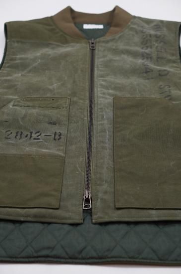 CHANGES チェンジーズ REMAKE WORK リメイク ベスト CHANGES（チェンジーズ） REMAKE DUFFEL BAG PATTING VEST