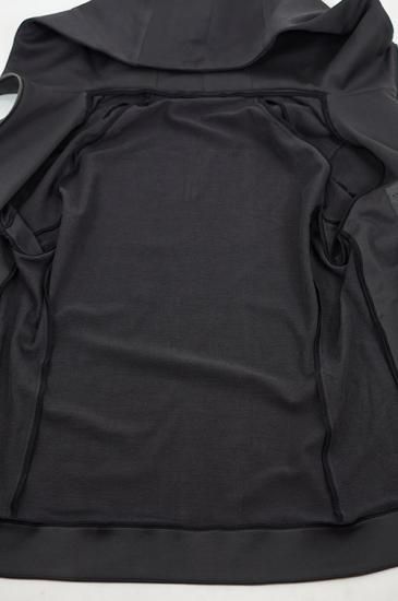 DEVOA（デヴォア） FJC-BLCJ Hooded jacket soft jersey ジップ