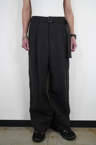 IIROT - IIROT イロット Satin trousers ブラックの通販 by