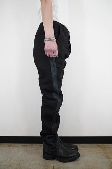 incarnation インカネーション DROPCROTCH ARMY PANTS レザー