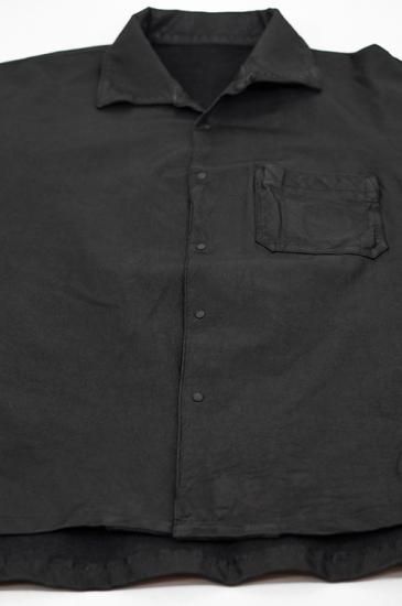 あや様ブラックシャツ PRADA プラダ 半袖 シャツ SC449 1WQ8 メンズ ナイロン Re-Nylon