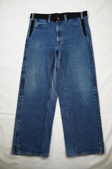 CHANGES（チェンジーズ） REMAKE EXCHANGE LINE WIDE DENIM PANTS