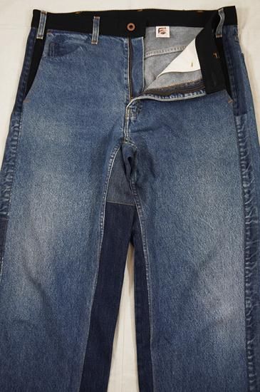 CHANGES（チェンジーズ） REMAKE EXCHANGE LINE WIDE DENIM PANTS