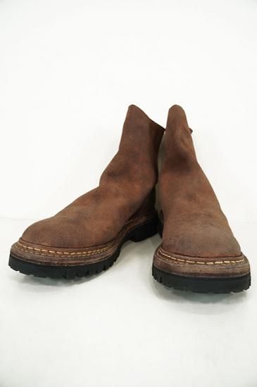 GUIDI（グイディ） 796V_N HORSE FULL GRAIN BACK ZIP BOOT SOLE RUBBER