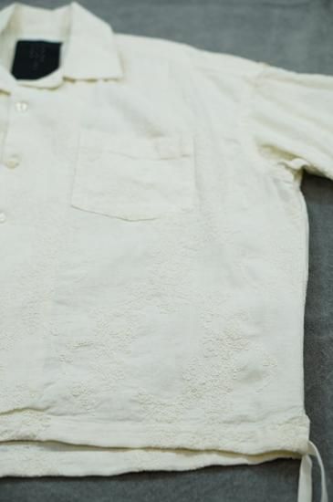 The Viridi-anne（ザ ヴィリジアン） EMBROIDERED S/S SHIRT 刺繍半袖