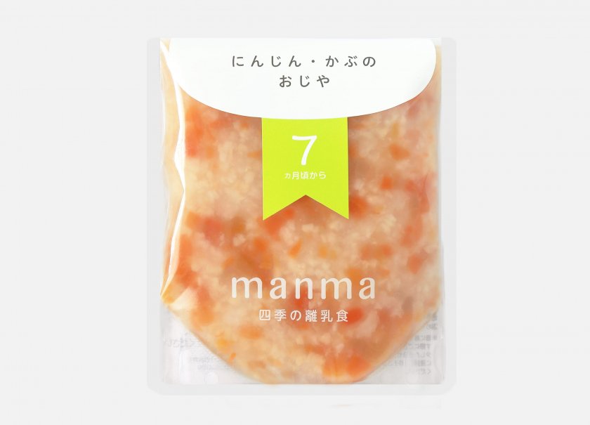 在庫限り】にんじんのおじや（5ヶ月～) - manma 四季のベビーフード