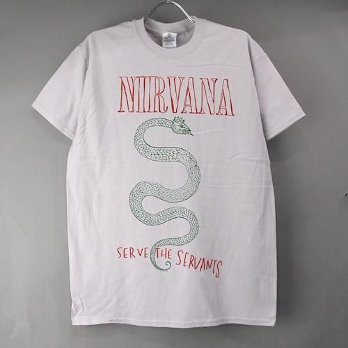 M) ニルヴァーナ 蛇 Tシャツ 古着屋 hooperdoo バンドTシャツ