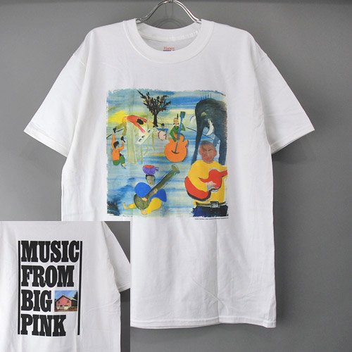 M) ザ・バンド BIG PINK Tシャツ 古着屋 hooperdoo バンドＴ