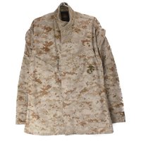 USMC デザート マーパット カモ　ミリタリーシャツジャケット (SR) 古着  ミリタリー 米軍