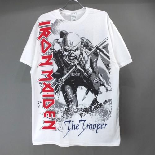 激レアvintage◎IRON MAIEDENな総柄Tシャツ着丈72