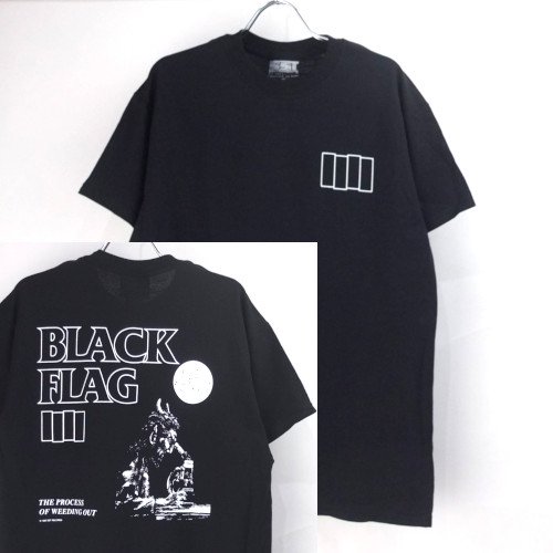 ベンチ 収納付 新品 ブラックフラッグ バンド Tシャツ Mサイズ - 通販