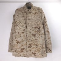 【半額】 USMC デザート マーパット カモ　ミリタリーシャツジャケット(SR) 米軍(sale商品)