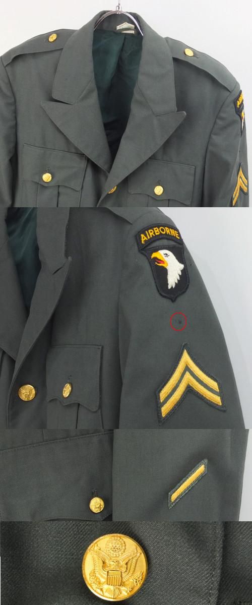 U S Army オフィサー スーツ上下セット 米軍 実物 古着屋 Hooperdoo ミリタリージャケット 古着通販