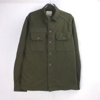 (S) 米軍 ウール ミリタリーシャツ　#1 ネームパッチあり　デッドストック